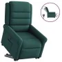 Sillón eléctrico reclinable elevable de tela verde oscuro de , Sillones - Ref: Foro24-3303340, Precio: 329,00 €, Descuento: %