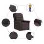 Sillón masaje eléctrico reclinable elevable tela marrón oscuro de , Sillones - Ref: Foro24-3303349, Precio: 347,43 €, Descuen...