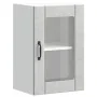 Armario de pared para cocina puerta cristal Lucca gris hormigón de , Armarios de cocina - Ref: Foro24-853771, Precio: 57,00 €...