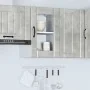 Armario de pared para cocina puerta cristal Lucca gris hormigón de , Armarios de cocina - Ref: Foro24-853771, Precio: 57,00 €...