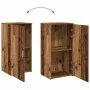 Mueble de almacenaje madera ingeniería envejecida 50x45x103,5cm de , Taquillas y armarios de almacenamiento - Ref: Foro24-859...
