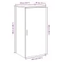 Mueble de almacenaje madera ingeniería envejecida 50x45x103,5cm de , Taquillas y armarios de almacenamiento - Ref: Foro24-859...