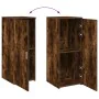 Armario de madera de ingeniería roble ahumado 40x45x103,5 cm de , Taquillas y armarios de almacenamiento - Ref: Foro24-859037...