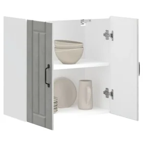 Armario de pared cocina Lucca madera contrachapada gris cemento de , Armarios de cocina - Ref: Foro24-853821, Precio: 53,35 €...