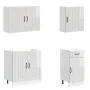 Mueble cocina Kalmar blanco de alto brillo 7 pzas de , Armarios de cocina - Ref: Foro24-3314773, Precio: 632,39 €, Descuento: %
