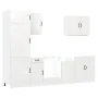 Mueble de cocina Kalmar blanco 7 piezas madera contrachapada de , Armarios de cocina - Ref: Foro24-3314771, Precio: 566,78 €,...