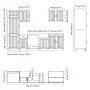 Mueble de cocina Kalmar blanco 7 piezas madera contrachapada de , Armarios de cocina - Ref: Foro24-3314771, Precio: 566,78 €,...