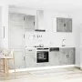 Mueble cocina Kalmar gris hormigón 7 pzas madera contrachapada de , Armarios de cocina - Ref: Foro24-3314765, Precio: 549,95 ...