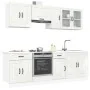 Mueble cocina Kalmar blanco de alto brillo 8 pzas de , Armarios de cocina - Ref: Foro24-3314823, Precio: 608,11 €, Descuento: %