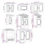 Mueble cocina Kalmar blanco de alto brillo 8 pzas de , Armarios de cocina - Ref: Foro24-3314823, Precio: 608,11 €, Descuento: %