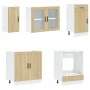 Mueble cocina Kalmar roble sonoma 8 pzas madera contrachapada de , Armarios de cocina - Ref: Foro24-3314814, Precio: 601,62 €...