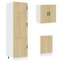 Mueble cocina Kalmar roble sonoma 8 pzas madera contrachapada de , Armarios de cocina - Ref: Foro24-3314814, Precio: 601,62 €...