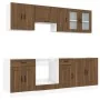 Mueble cocina Kalmar roble marrón 8 pzas madera contrachapada de , Armarios de cocina - Ref: Foro24-3314828, Precio: 544,29 €...