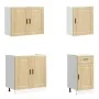 Mueble cocina Kalmar roble sonoma 7 pzas madera contrachapada de , Armarios de cocina - Ref: Foro24-3314784, Precio: 558,57 €...