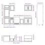 Mueble cocina Kalmar roble sonoma 7 pzas madera contrachapada de , Armarios de cocina - Ref: Foro24-3314784, Precio: 558,57 €...