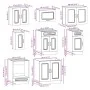 Mueble de cocina Kalmar blanco 8 piezas madera contrachapada de , Armarios de cocina - Ref: Foro24-3314821, Precio: 517,09 €,...