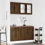 Mueble cocina Kalmar roble marrón 4 pzas madera contrachapada de , Armarios de cocina - Ref: Foro24-3314868, Precio: 295,32 €...