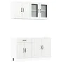 Mueble cocina Kalmar blanco de alto brillo 4 pzas de , Armarios de cocina - Ref: Foro24-3314863, Precio: 322,62 €, Descuento: %