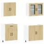 Mueble cocina Kalmar roble sonoma 4 pzas madera contrachapada de , Armarios de cocina - Ref: Foro24-3314854, Precio: 267,57 €...