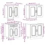 Mueble cocina Kalmar roble sonoma 4 pzas madera contrachapada de , Armarios de cocina - Ref: Foro24-3314854, Precio: 267,57 €...