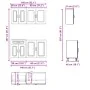 Mueble cocina Kalmar roble ahumado 4 pzas madera contrachapada de , Armarios de cocina - Ref: Foro24-3314856, Precio: 296,27 ...
