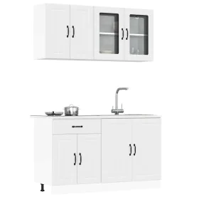 Mueble de cocina Kalmar blanco 4 piezas madera contrachapada de , Armarios de cocina - Ref: Foro24-3314861, Precio: 286,52 €,...