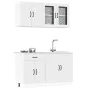 Mueble de cocina Kalmar blanco 4 piezas madera contrachapada de , Armarios de cocina - Ref: Foro24-3314861, Precio: 286,52 €,...