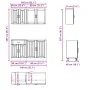 Mueble de cocina Kalmar blanco 4 piezas madera contrachapada de , Armarios de cocina - Ref: Foro24-3314861, Precio: 286,52 €,...