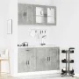 Mueble cocina Kalmar gris hormigón 4 pzas madera contrachapada de , Armarios de cocina - Ref: Foro24-3314875, Precio: 272,41 ...