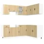 Mueble cocina Porto roble sonoma 11 pzas madera contrachapada de , Armarios de cocina - Ref: Foro24-3314964, Precio: 670,23 €...