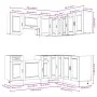 Mueble cocina Porto roble sonoma 11 pzas madera contrachapada de , Armarios de cocina - Ref: Foro24-3314964, Precio: 670,23 €...