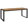Juego de comedor de jardín 9 pzas madera maciza acacia y metal de , Conjuntos de jardín - Ref: Foro24-3155413, Precio: 890,72...