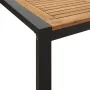 Juego de comedor de jardín 9 pzas madera maciza acacia y metal de , Conjuntos de jardín - Ref: Foro24-3155413, Precio: 890,72...