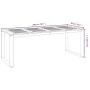 Juego de comedor de jardín 9 pzas madera maciza acacia y metal de , Conjuntos de jardín - Ref: Foro24-3155413, Precio: 890,72...