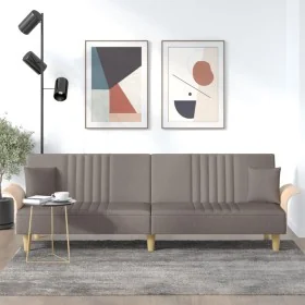 Sofá cama con reposabrazos tela gris taupe de , Sofás - Ref: Foro24-351892, Precio: 293,80 €, Descuento: %