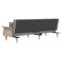 Sofá cama con reposabrazos tela gris taupe by , Sofas - Ref: Foro24-351892, Price: 293,80 €, Discount: %
