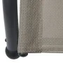 Tumbona doble con toldo textilene taupe de , Tumbonas - Ref: Foro24-310545, Precio: 250,57 €, Descuento: %