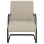 Silla voladiza cuero sintético gris claro de , Sillones - Ref: Foro24-325785, Precio: 163,80 €, Descuento: %