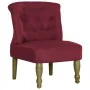 Sillones de estilo francés 2 unidades de tela color vino tinto de , Sillones - Ref: Foro24-282137, Precio: 229,11 €, Descuent...