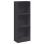 Estantería de 3 niveles madera ingeniería gris 40x24x109 cm de , Librerías y estanterías - Ref: Foro24-800830, Precio: 69,42 ...