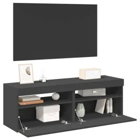 Muebles de TV con luces LED 2 uds gris 60x35x40 cm de , Muebles TV - Ref: Foro24-804414, Precio: 121,31 €, Descuento: %