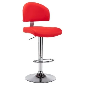 Taburete de cocina de cuero sintético rojo de , Taburetes de cocina - Ref: Foro24-249650, Precio: 103,58 €, Descuento: %
