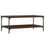 Mesa de centro madera de ingeniería marrón roble 100x55x40 cm by , Coffee table - Ref: Foro24-832837, Price: 42,94 €, Discoun...