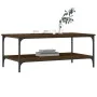 Mesa de centro madera de ingeniería marrón roble 100x55x40 cm by , Coffee table - Ref: Foro24-832837, Price: 42,94 €, Discoun...