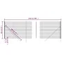Cerca de alambre de acero galvanizado verde 1,4x25 m von , Zaunpaneele - Ref: Foro24-154075, Preis: 179,44 €, Rabatt: %
