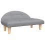 Cama para perros de tela gris claro 70x52x30 cm de , Camas para perros - Ref: Foro24-171933, Precio: 58,14 €, Descuento: %