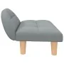 Cama para perros de tela gris claro 70x52x30 cm de , Camas para perros - Ref: Foro24-171933, Precio: 58,14 €, Descuento: %