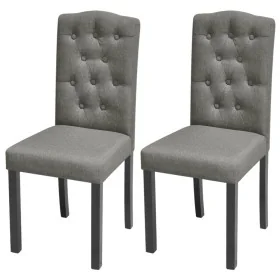 Sillas de comedor 2 unidades tela gris von , Essstühle - Ref: Foro24-242223, Preis: 171,95 €, Rabatt: %