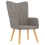 Sillón de relax con reposapiés de tela gris taupé de , Sillones - Ref: Foro24-327543, Precio: 105,62 €, Descuento: %
