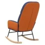 Silla mecedora de tela azul von , Schaukelstühle - Ref: Foro24-341046, Preis: 116,23 €, Rabatt: %